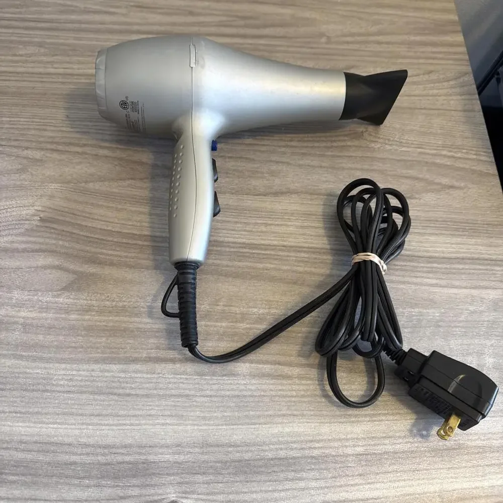 Ion Whisper Quiet Lite 5600A Silver Electric 1875W Ionic Ceramic‎ Hair Dryer